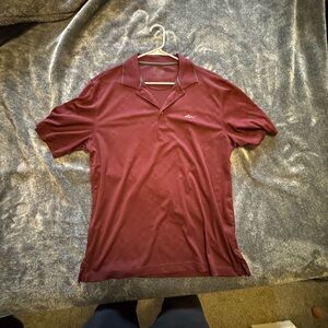 Greg Norman Collection Maroon Polo Shirt